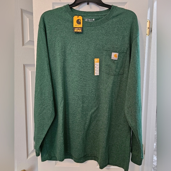 Carhartt Green Long Sleeve Shirt - Picture 1 of 4